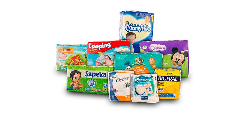 personal care, segmento, plasc, pompom, pamprs, always, biceral, mamy, poko